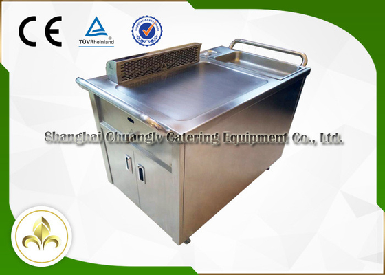 kaufen Kundenspezifischer GRILL beweglicher Küche Teppanyaki-Grill mit Auspuff-/Dampf-Beschleuniger online manufacture