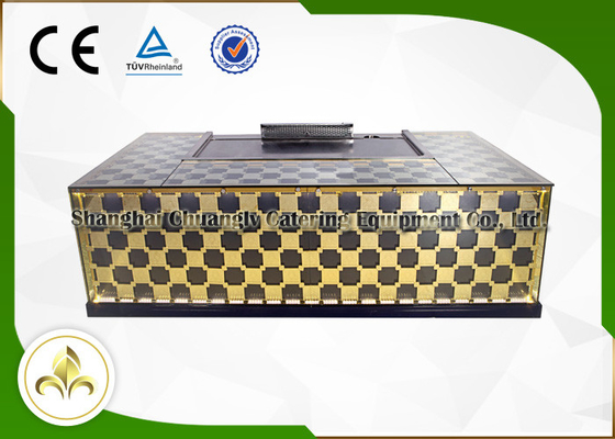 kaufen Goldener Einmaleins-Spitzen-Bratpfanne Teppan Yaki grillen Edelstahl 304/legierter Stahl-Material online manufacture