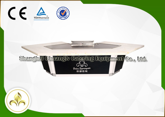 kaufen Grill-japanische kochende Tabellen-Brücken-Form Begriffsentwurf Teppanyaki Hibachi online manufacture