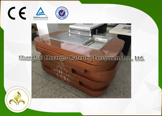 kaufen Elektrisches bewegliches Teppanyaki-Grill-Ausrüstungs-1.4m gestaltetes Acryllogo online manufacture