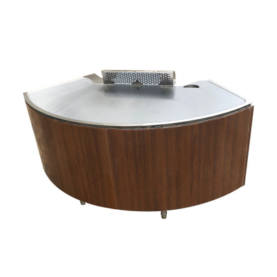 kaufen Handelsrestaurant-japanischer Fan formen Grill-Ausrüstung Teppanyaki-Tabelle im Freien online manufacture