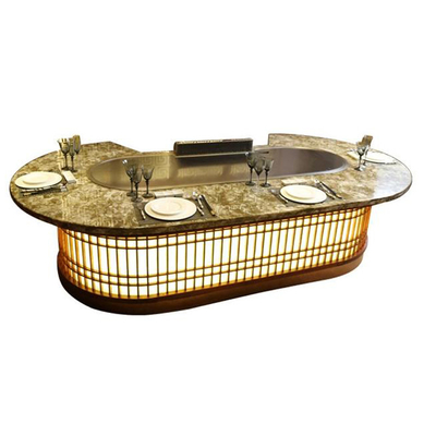 kaufen 10 Sitzheißer Verkaufsküchen-Ausrüstung ovaler GRILL Teppanyaki-Grill online manufacture