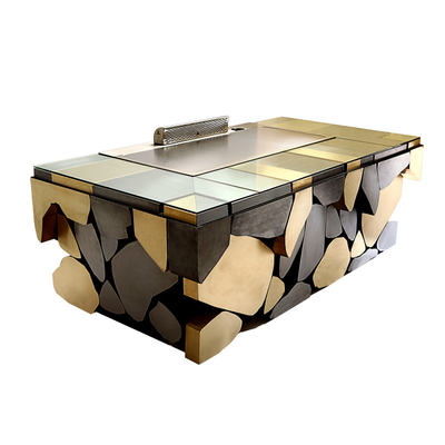 kaufen Restaurant-Induktion elektrische Teppanyaki-Tabelle mit rauchlosem Reinigungs-System online manufacture
