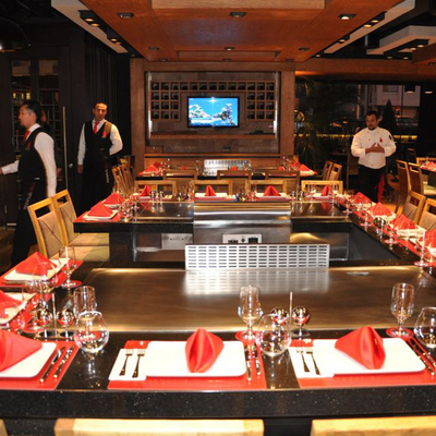 kaufen Rechteck-Edelstahl Teppanyaki-Grill-Tabellen-Handelsrestaurant-Küchen-Ausrüstung online manufacture