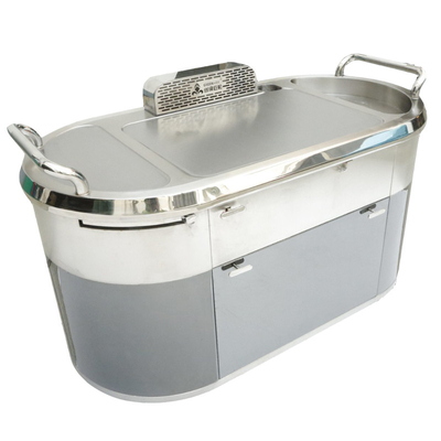 kaufen Edelstahl-Verbesserung GREENARK TO14 bewegliche Teppanyaki-Grill-Tabelle - elektromagnetisch online manufacture