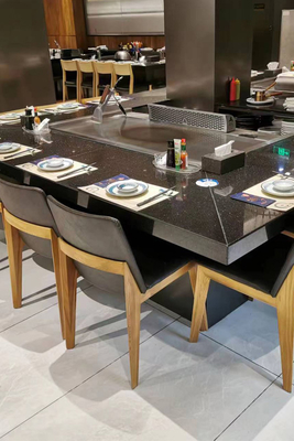 kaufen 7 Sitzinduktions-Heizung elektrischer Teppanyaki-Tabellen-Grill-Edelstahl-und legierterstahl online manufacture