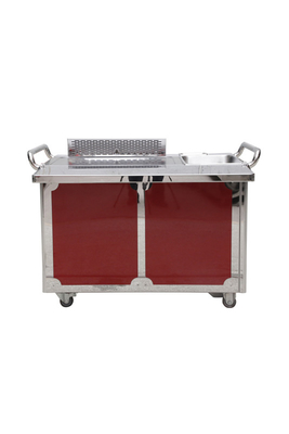 kaufen Edelstahl GREENARK TO29 hinunter Auspuff bewegliche Teppanyaki-Grill-Tabelle - Gas online manufacture