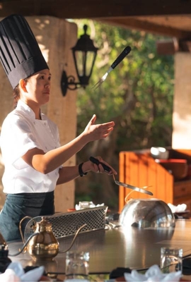 kaufen Außen Kempinski Hotel Oval Elektrische Teppanyaki Grilltisch online manufacture