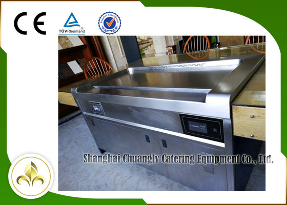 kaufen 10 Sitze SS rauchen hinunter Abführungs-Rechteck elektrischen Teppanyaki-Tabellen-Grill online manufacture