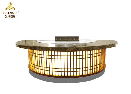 kaufen Edelstahl Grill Grill Teppanyaki Tisch Intelligente Steuerung, Halbkreis kommerzielle Küchengeräte online manufacture
