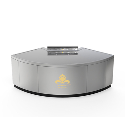 kaufen Teppanyaki-Grilltisch in der Form eines Ventilators, maßgeschneiderte Größe und Rauchabgasmethode Hibachi Grill online manufacture