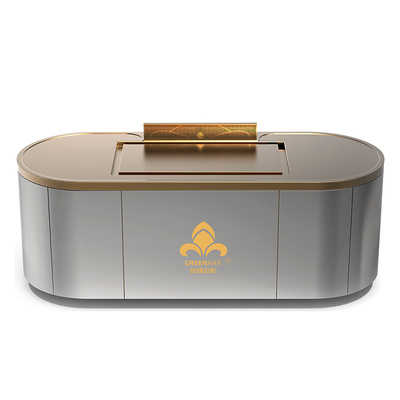 kaufen Ovaler Kupfer Teppanyaki-Tisch 2200mm Elektrische Heizung Anpassbar Online-Herstellung