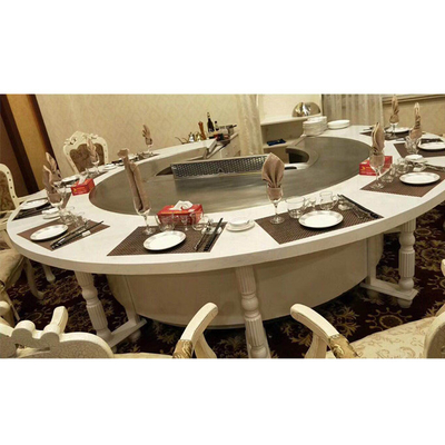 kaufen Kreis-Induktion/elektrische Hibachi-Grill-Tabelle für Restaurant-Grundkonfiguration online manufacture