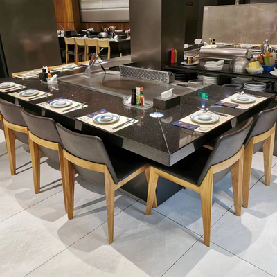 kaufen Stainless Steel Teppanyaki Grill Table 2400x850x800mm 8kW Online-Herstellung