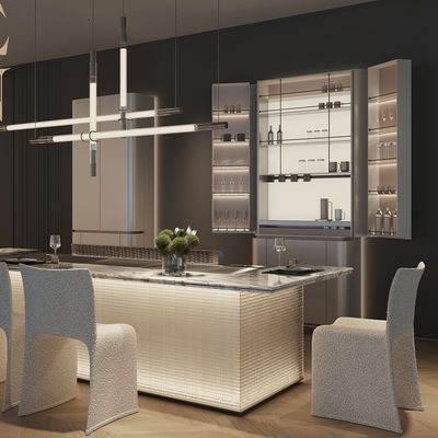 kaufen Tailor-Made Teppanyaki Grill Table with Free Design Consultation and Advanced Ventilation Technology Online-Herstellung