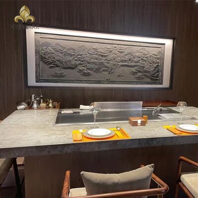 kaufen Freestanding 5KW Teppanyaki Grill Table with 1 Year Warranty for Restaurants and Hotels Online-Herstellung