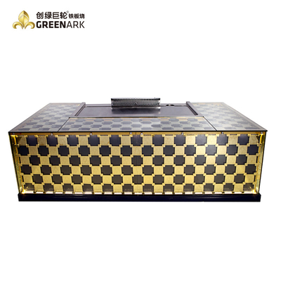 kaufen Rechteckige kommerzielle japanische Teppanyaki-Grill-Tabellen-Hotel-Küchen-Ausrüstung online manufacture