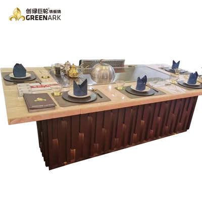 kaufen Edelstahl 304 GRILL Teppanyaki-Grill-Tabelle elektrisch/Gas rauchlos online manufacture