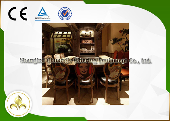 8-Sitze- Rechteck Innen-Hibachi-Grill, japanisches Restaurant-Grill bei Tisch
