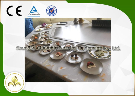 Brücke formen japanischen Teppanyaki-Grill, LPG/Rohrleitungs-Erdgas Hibachi-Grill-Tabelle