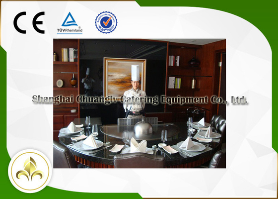 Sieben Seat Handelsgas-Bratpfannen-Halbrund-japanisches Restaurant-Grill bei Tisch