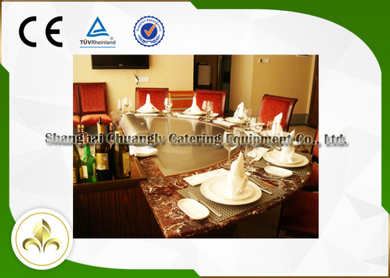 Induktion/elektrisches Restaurant Hibachi grillen 7-Sitze- R650 mit Lüftungsanlage