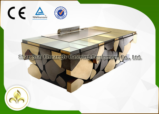 Elektromagnetische Induktion Teppanyaki-Platten-japanisches Grill-Tabellen-Restaurant