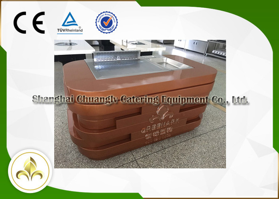Beweglicher Teppanyaki-Grill tragbare Hibachi-Tabellen-elektromagnetische Induktions-Heizung