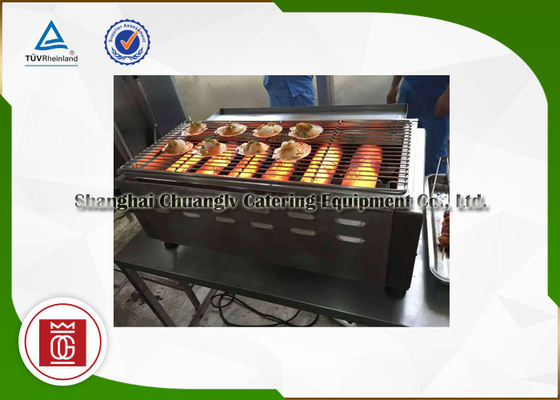 Große Küchen-Handelsgas-Grill-Grills, Erdgas-Grill-Grill mit 6 Brennern