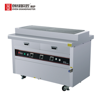 Rauchloser kommerzieller elektrischer Grill grillt Grill-Ausrüstung des Grill-380V