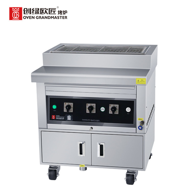 Rauchloser Erdgas-Grill-Grill des Kebab-Handelsgrill-Grill-380V