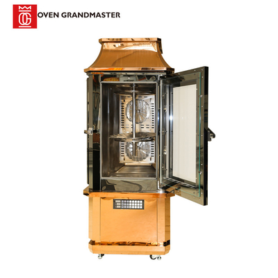 Heißwind-Hühnergrill bearbeitet Huhnrotisserie-Ofen des Restaurant-17KW maschinell