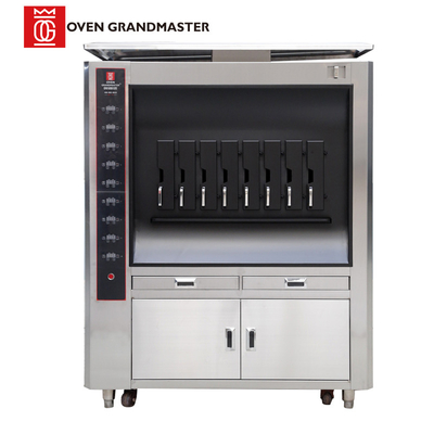 Einlagige Fische grillen Grill-Maschine der Maschinen-acht elektrische des Gitter-380V