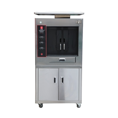 Einlagige 2 Gitter-elektrischer Fisch-Grill Oven Machine