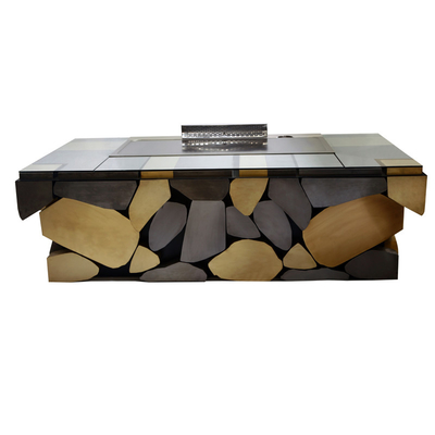 Induktion / Elektrische mobile Teppanyaki Grill Tisch 1,2m 7 Sitzplätze