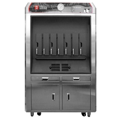 OVEN GRANDMASTER KT10 Handelskohle Fischgrillmaschine - Einzelschichten 4 Gitter