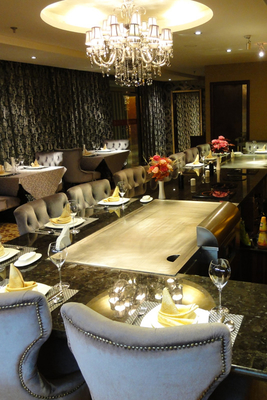 7-10 Sitz-Gas Hibachi-Grill-Ausrüstung Handels-Grill-Tabelle Hibachi Teppanyaki