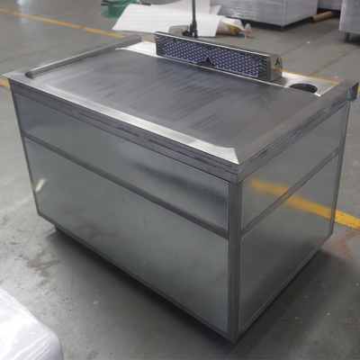 Edelstahl 304 Teppanyaki Grill Tisch Gasheizung