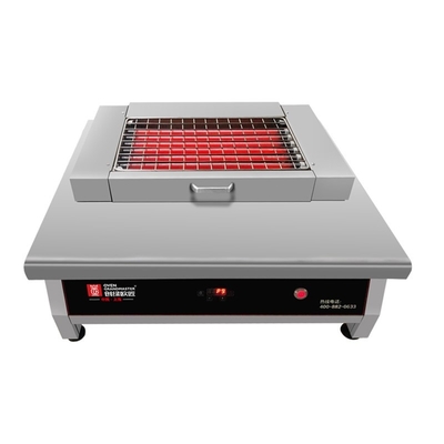 elektrischer Grill-Grill des Edelstahl-6kw rauchlos für Restaurant