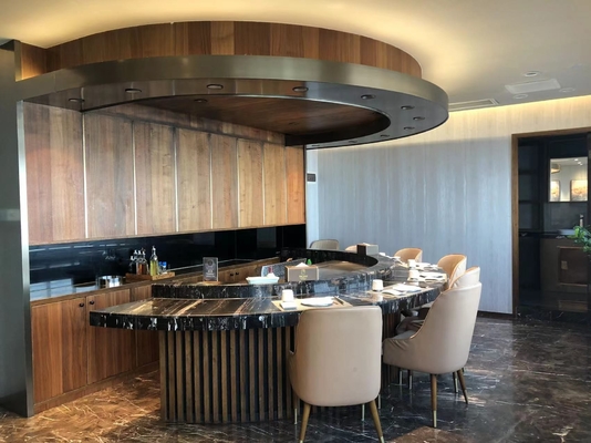 Sitze Teppanyaki des Halbrundes 8 sieben versorgende Ausrüstung für Hotel-Buffet