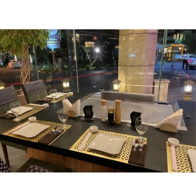 304 Edelstahl Hibachi Grill Tisch mit 500x380mm Kochfläche