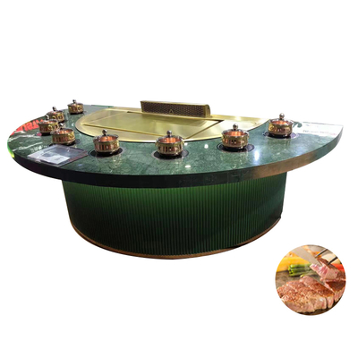 Maßgeschneiderte Dekoration Möbel Restaurant Hibachi Grill Flat Kochfläche