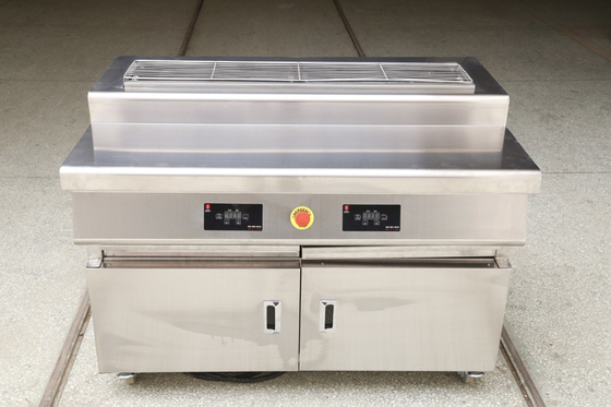 1.2m lange elektrische Rohr-Heizungs-grillen Handelsgrill-Grill-Kebab-Steak-Schalentiere keinen Rauch