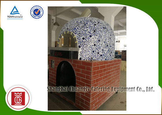 Napoli-Gas-Italien-Pizza-Oven Ceramic Tiles Lava Rock-Grundplatte, Handelspizza-Ofen