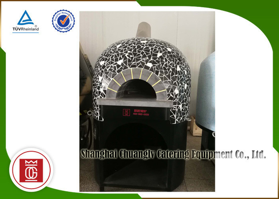 Pizza Oven Lava Rock Baseplate Ceramic Tile Gas Napoli Italien verzierte
