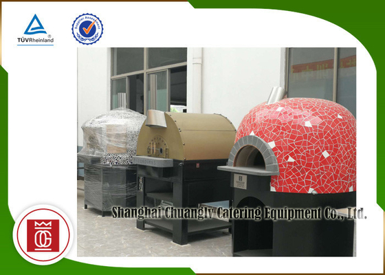 Europäischer Art-Italien-Pizza-Oven Gas Heating Natural Lava-Felsen-Gas-Pizza-Ofen im Freien