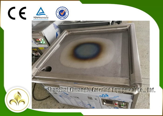Edelstahl japanische Teppanyaki-Grill-Tabellen-elektrisches Rohr Heater Fume Upper
