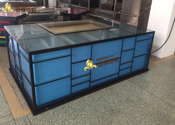 1200mm elektrische Heizung japanische Teppanyaki-Grill-Tabelle für Hotel/Restaurant