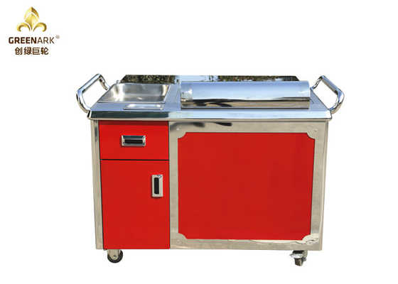 GREENARK Mobil-Abwärtsströmung Teppanyaki Grilltisch - Gas