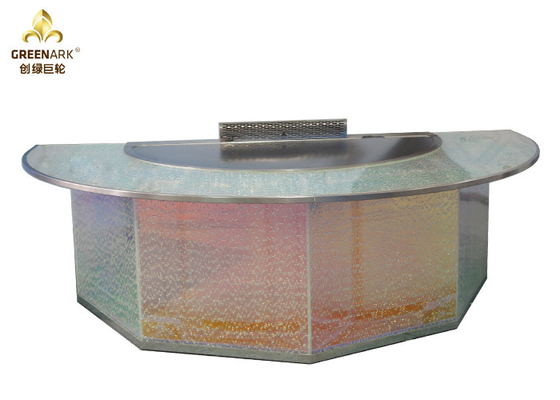 Elektrische Sitzkapazität Teppanyaki-Tabelle Hibachi-Grill-8 für Restaurant-Regenbogen-Farbe